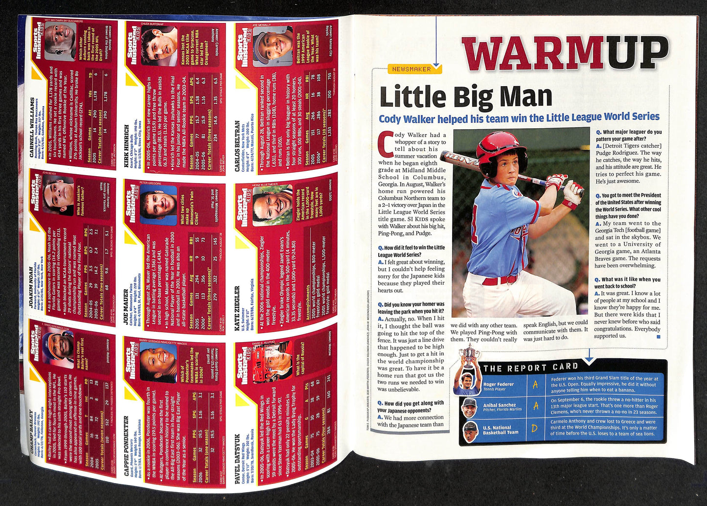 2006 Sports Illustrated for Kids LeBron James w/ Cards Mauer Beltran 211543