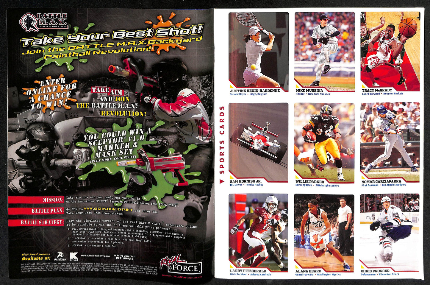 2006 Sports Illustrated for Kids NFL Class of 2006 w/ Cards McGrady Beard 211556