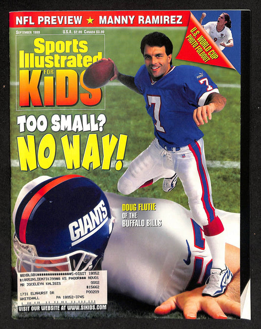 1999 Sports Illustrated for Kids Doug Flutie w/ Cards Derek Jeter RC 211559