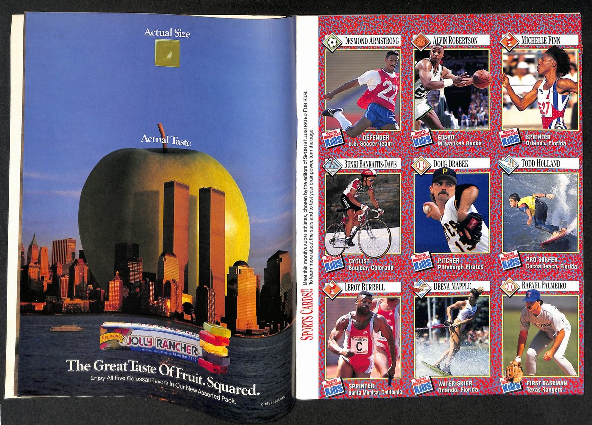 1991 Sports Illustrated for Kids Father's Day w/ Cards Holland Palmero 211532