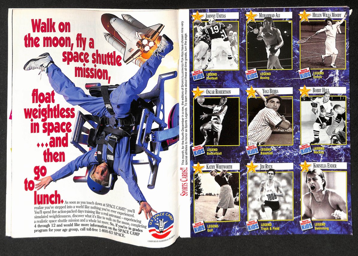 1993 Sports Illustrated for Kids Mario Lemieux w/ Cards Ali Unitas 211534