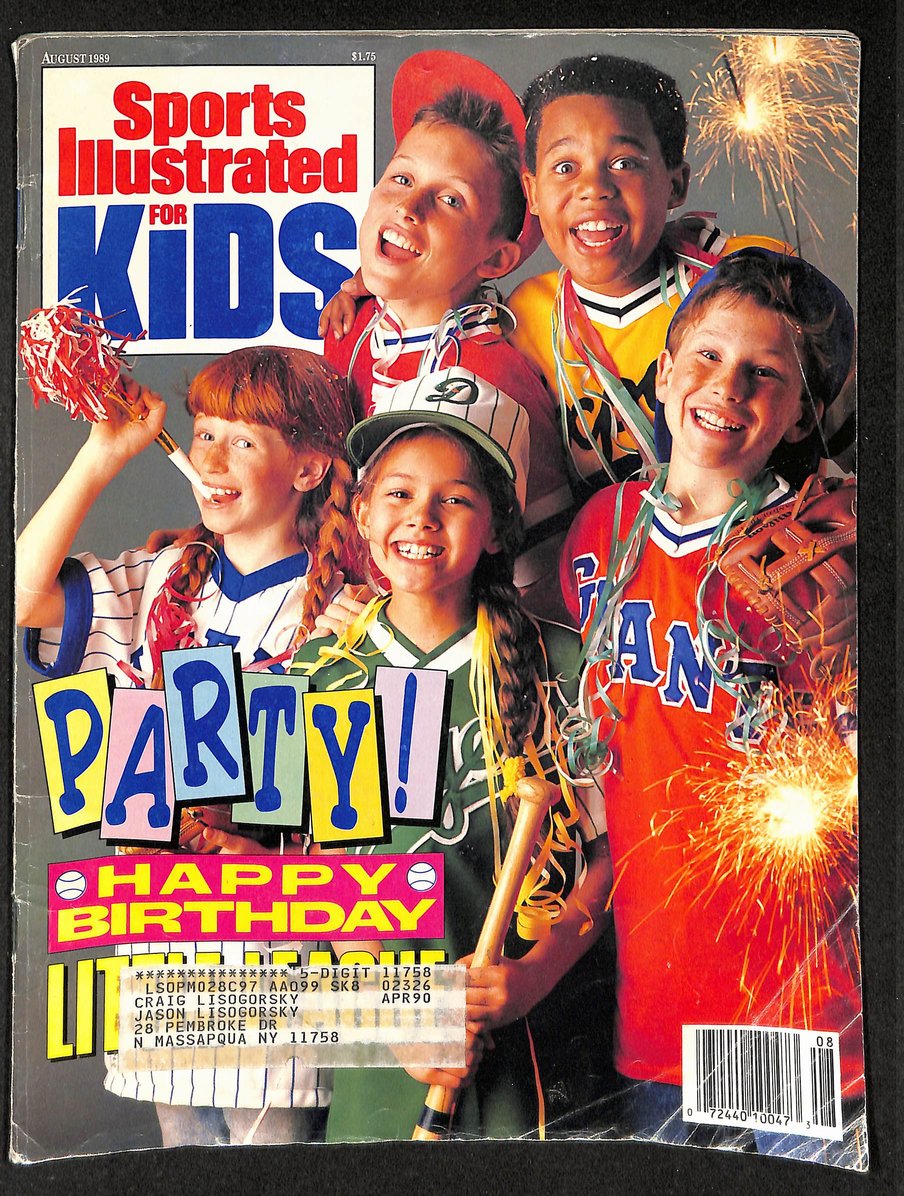 1989 Sports Illustrated for Kids Little League Cover w/ Cards Ripken Jr 211535