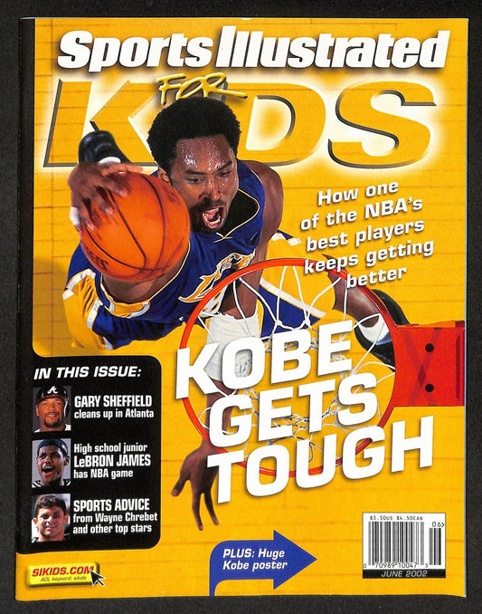 2002 Sports Illustrated for Kids Kobe Bryant w/ Cards Tom Brady RC 211537