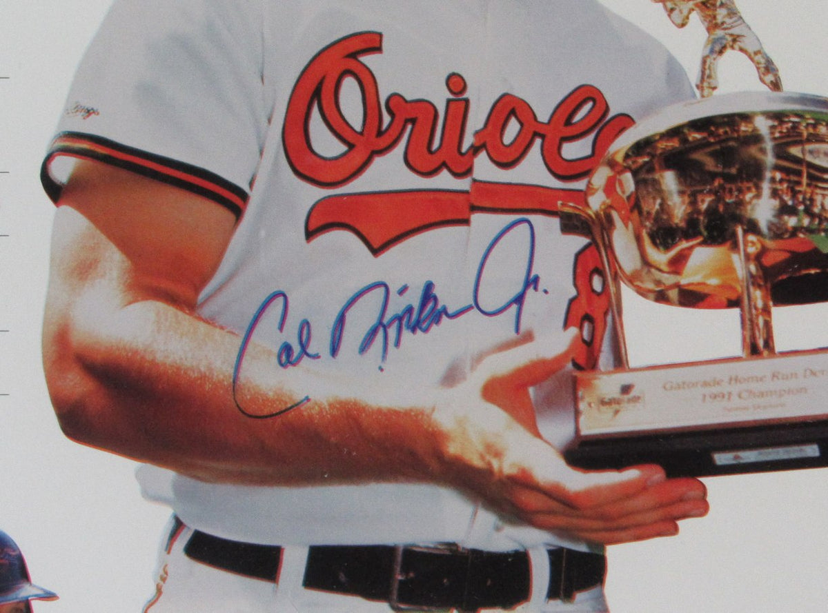 Cal Ripken Jr. HOF Baltimore Orioles Signed 18x24 Matted Framed Poster IXL08