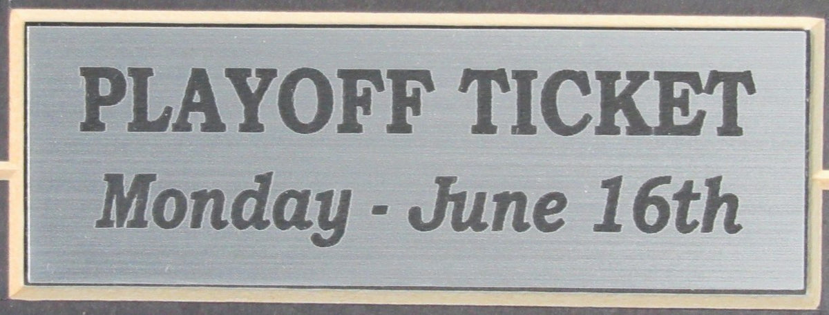 2008 Tiger Woods Unused Ticket Set 34x23 Framed + 8x10 Photo Signed UD COA IXL09