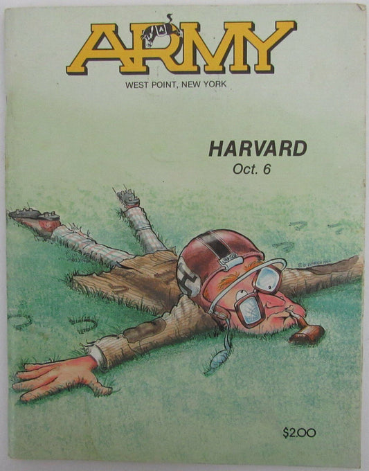 1980 Army vs. Harvard College Football Game Program 144720