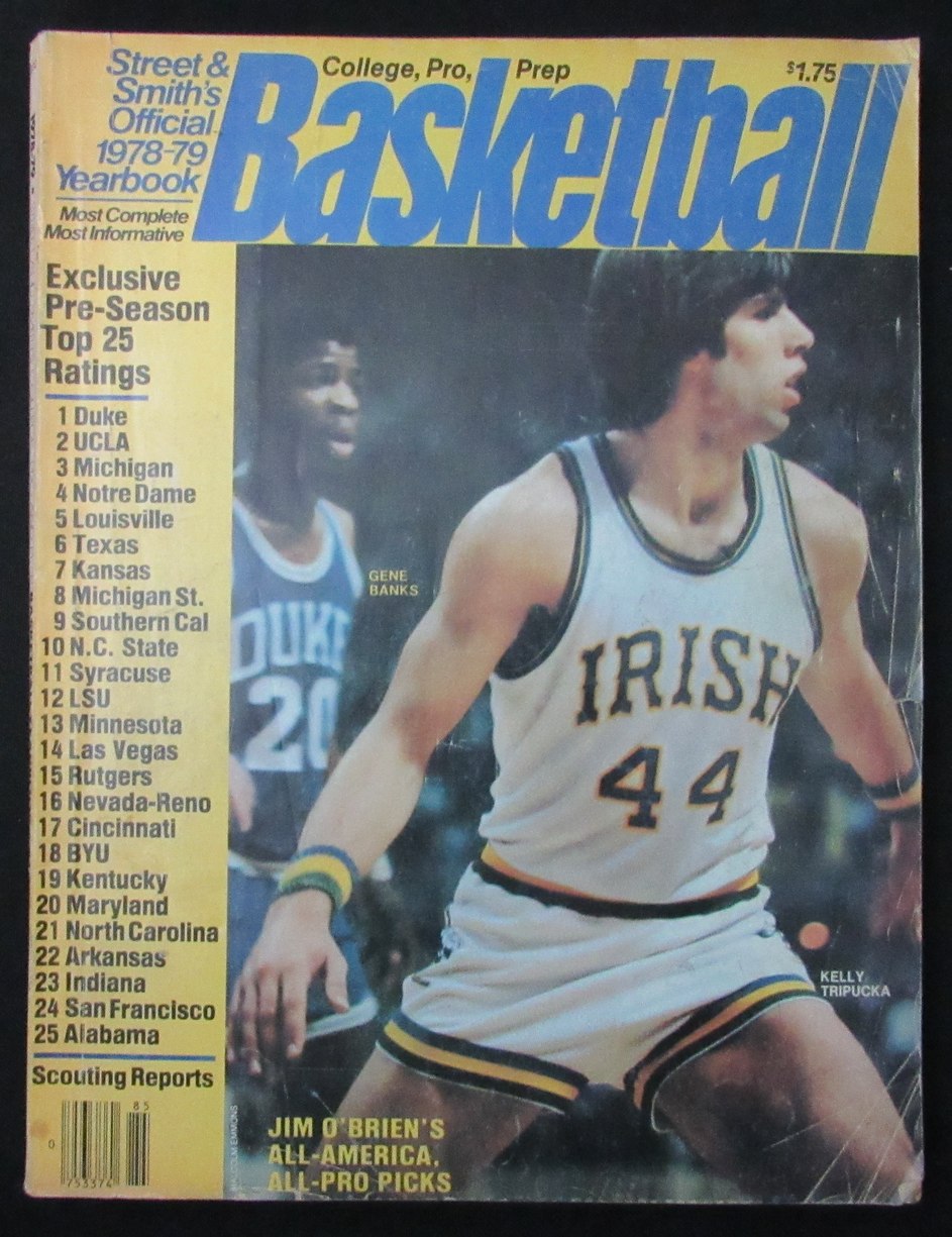 1978-79 Street and Smiths College Pro Basketball Yearbook Tripuka Cover 199998