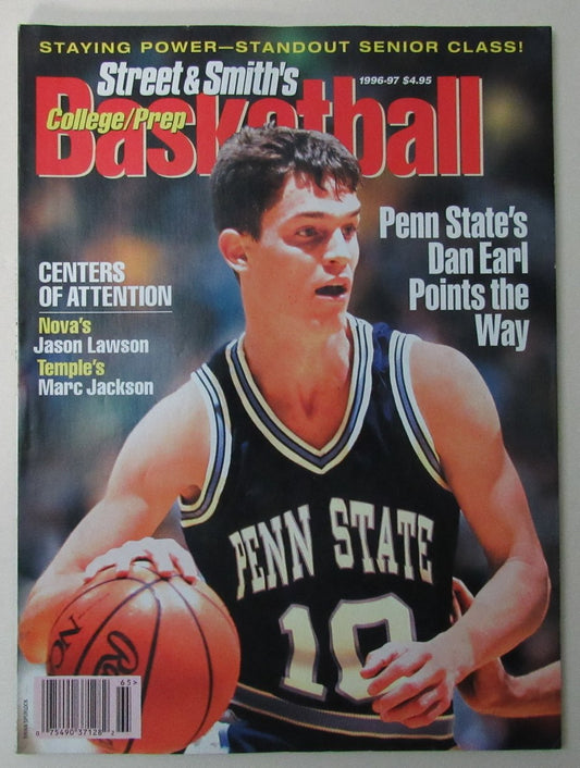 1996-97 Street and Smiths College Prep Basketball Yearbook D. Earl Cover 199999