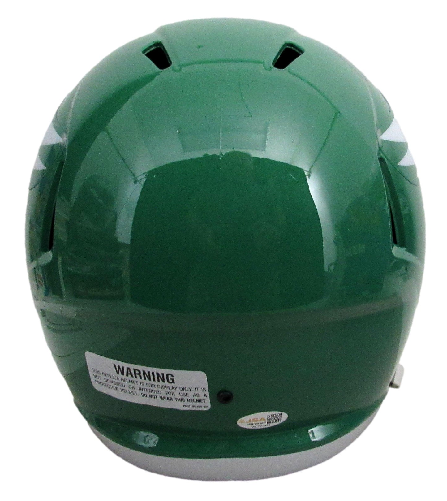 Quinyon Mitchell Signed Speed Replica Full Size Kelly Helmet Eagles JSA 210351