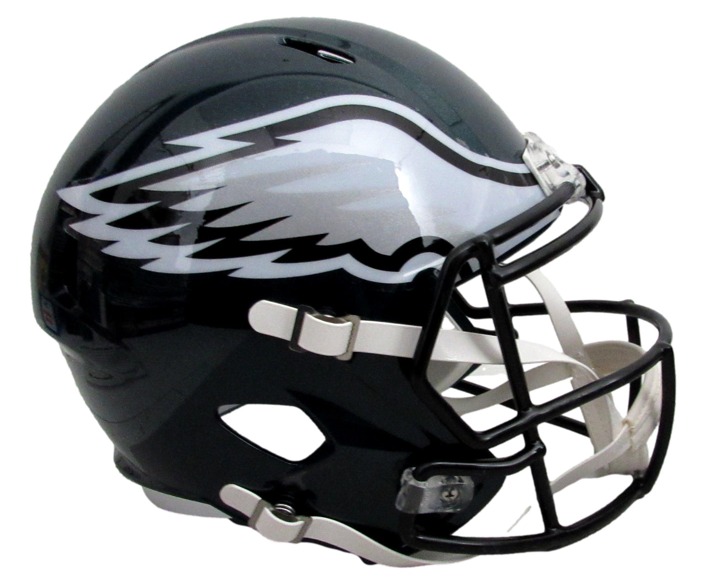 Quinyon Mitchell Signed Speed Replica Full Size Green SB LIX Helmet Eagles JSA