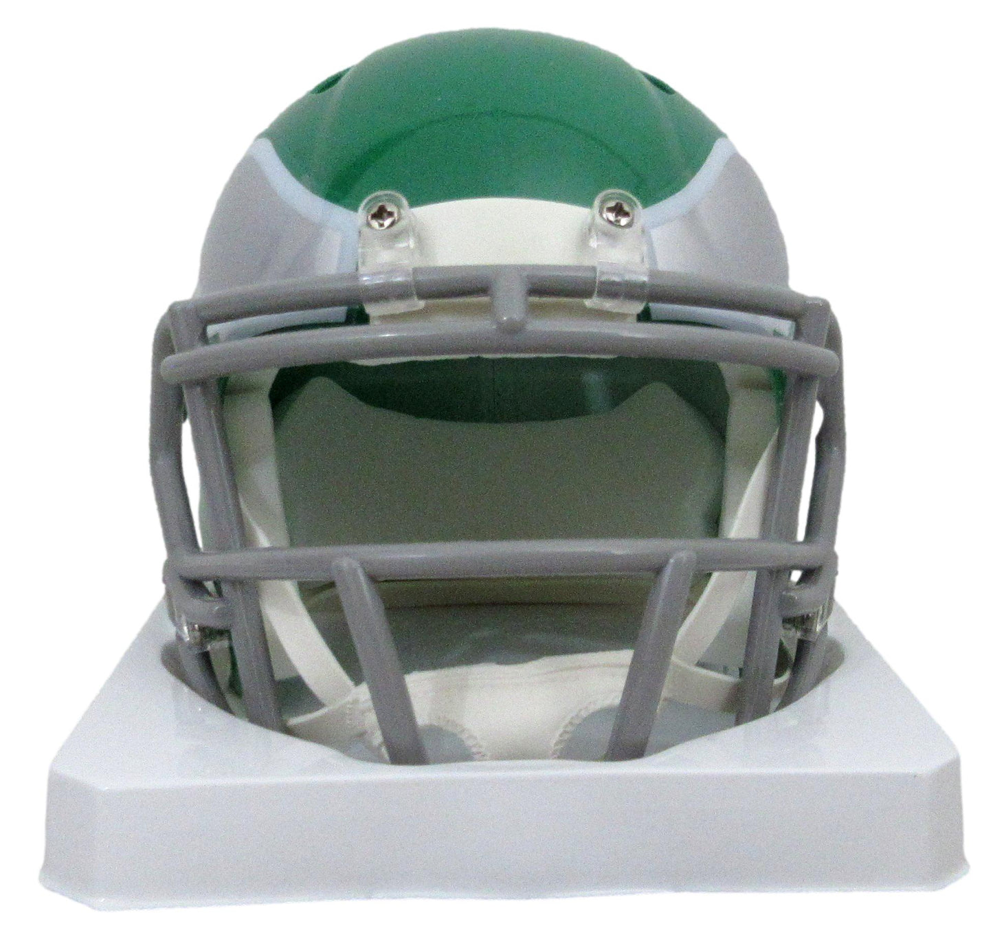 Quinyon Mitchell Signed/Auto Speed Replica Mini Kelly Helmet Eagles JSA 210354