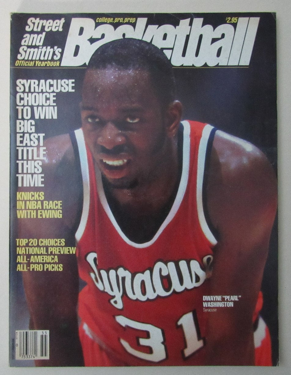 1985-86 Street and Smiths College Prep Basketball Yearbook Pearl Cover 200002
