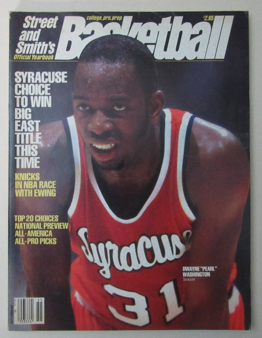 1985-86 Street and Smiths College Prep Basketball Yearbook Pearl Cover 200002