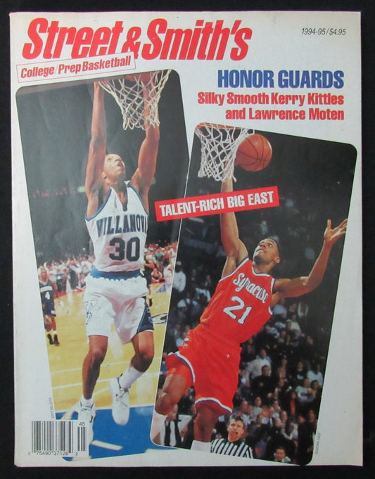 1994-95 Street and Smiths College Prep Basketball Yearbook Kittles Cover 200005