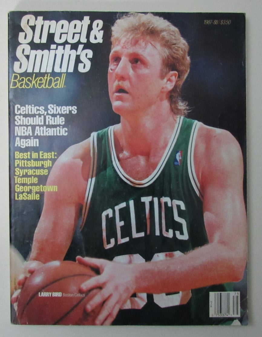 1987-88 Street and Smiths Pro College Prep Basketball Yearbook Bird Cover 200011