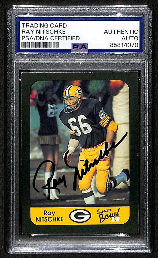 Ray Nitschke HOF Signed/Autographed 1991 Champion Card #43 PSA/DNA 209398