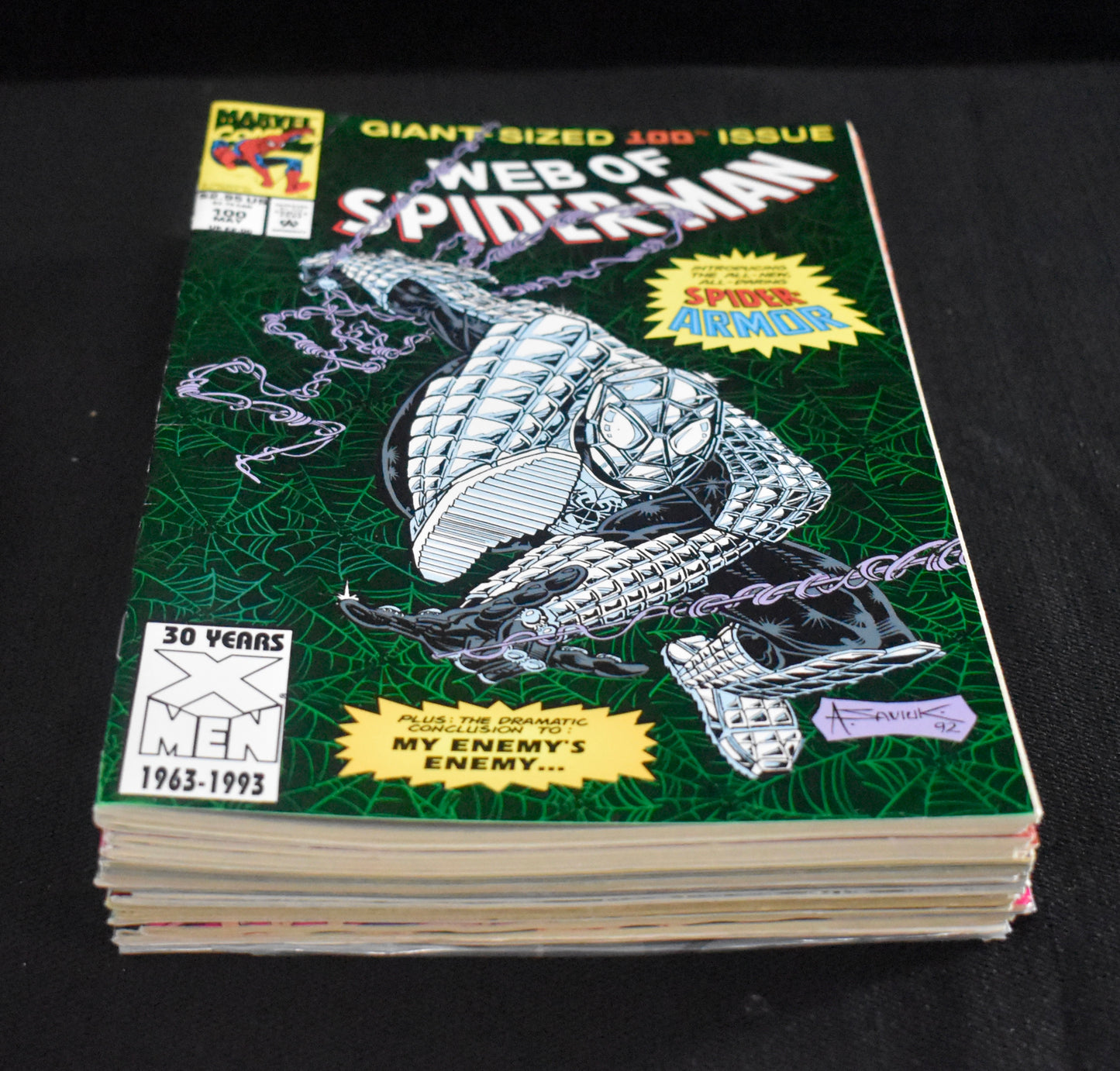 Lot of (18) Marvel Comics Web of Spiderman, Ghostrider, The Punisher IXL39