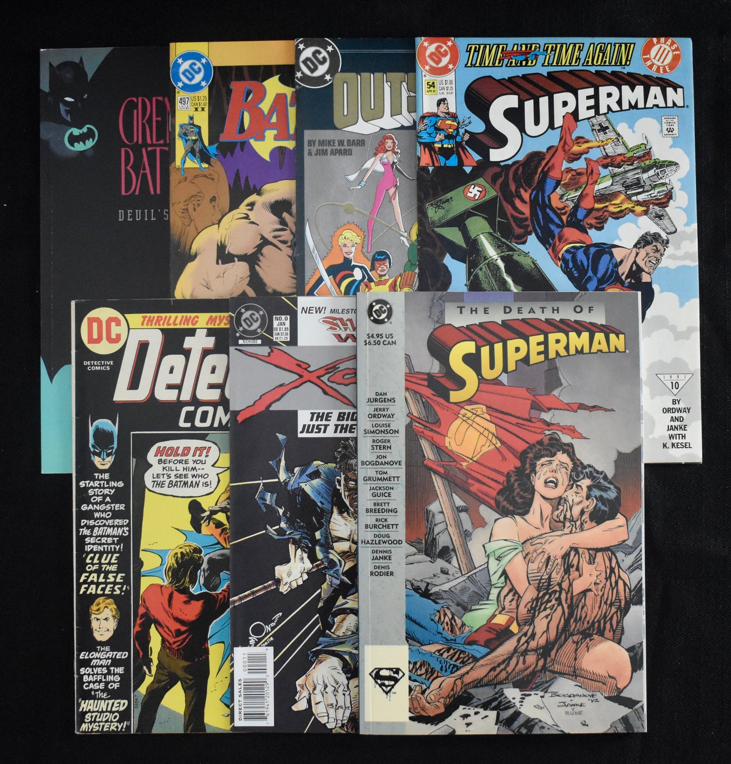 Lot of (13) DC Comic Books Superman, Batman, Detective, Xombi IXL40
