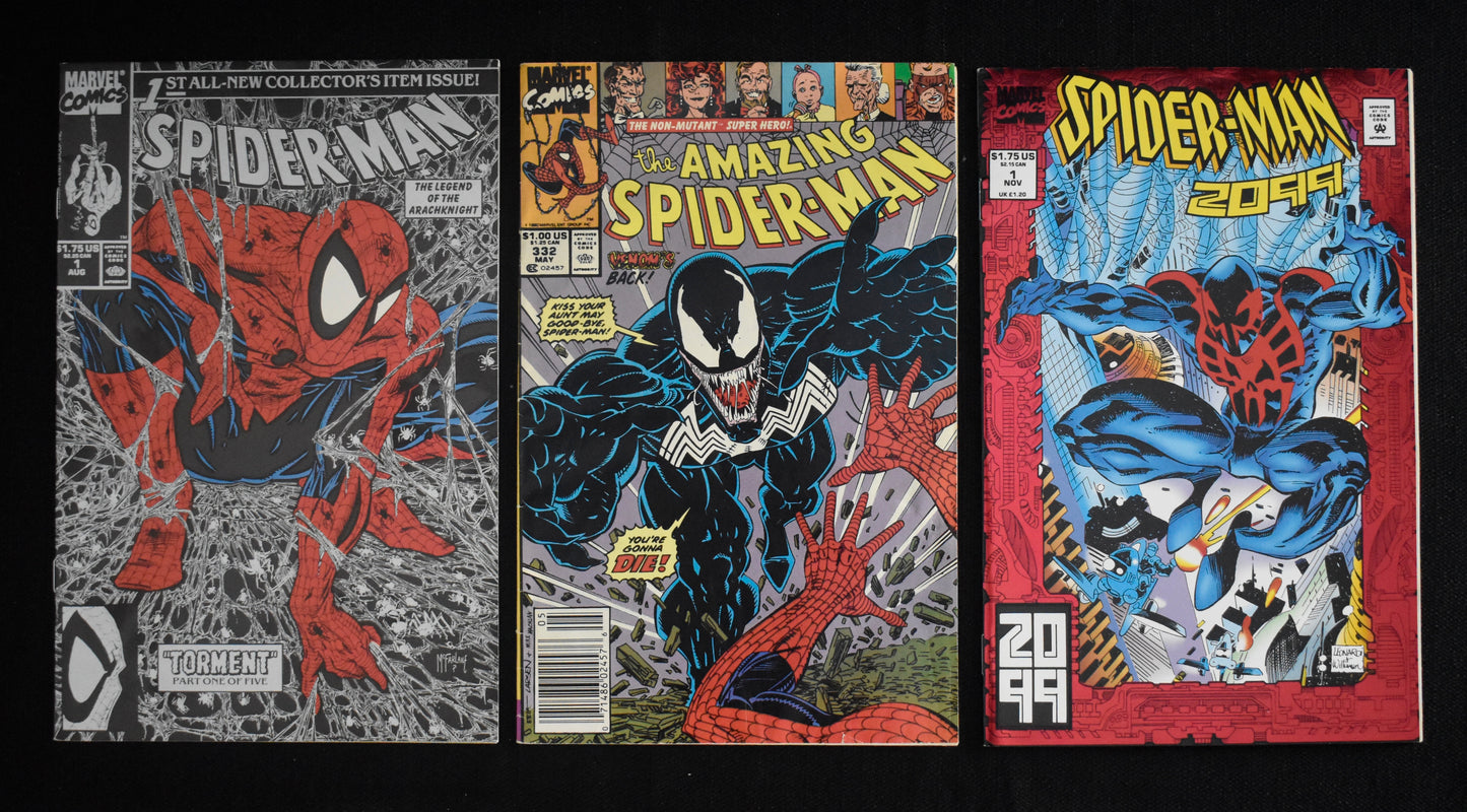 Lot of (5) Marvel Comics The Amazing Spiderman, Spiderman 2099 IXL38