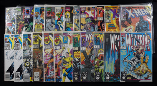 Lot of (100) Marvel Comics X-Men, Spiderman, Wolverine, New Mutants  IXL41