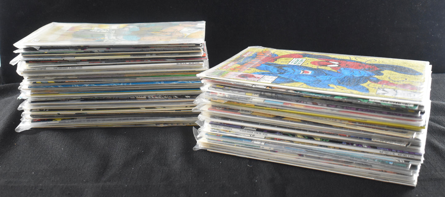 Lot of (100) Marvel Comics X-Men, Spiderman, Wolverine, New Mutants  IXL41