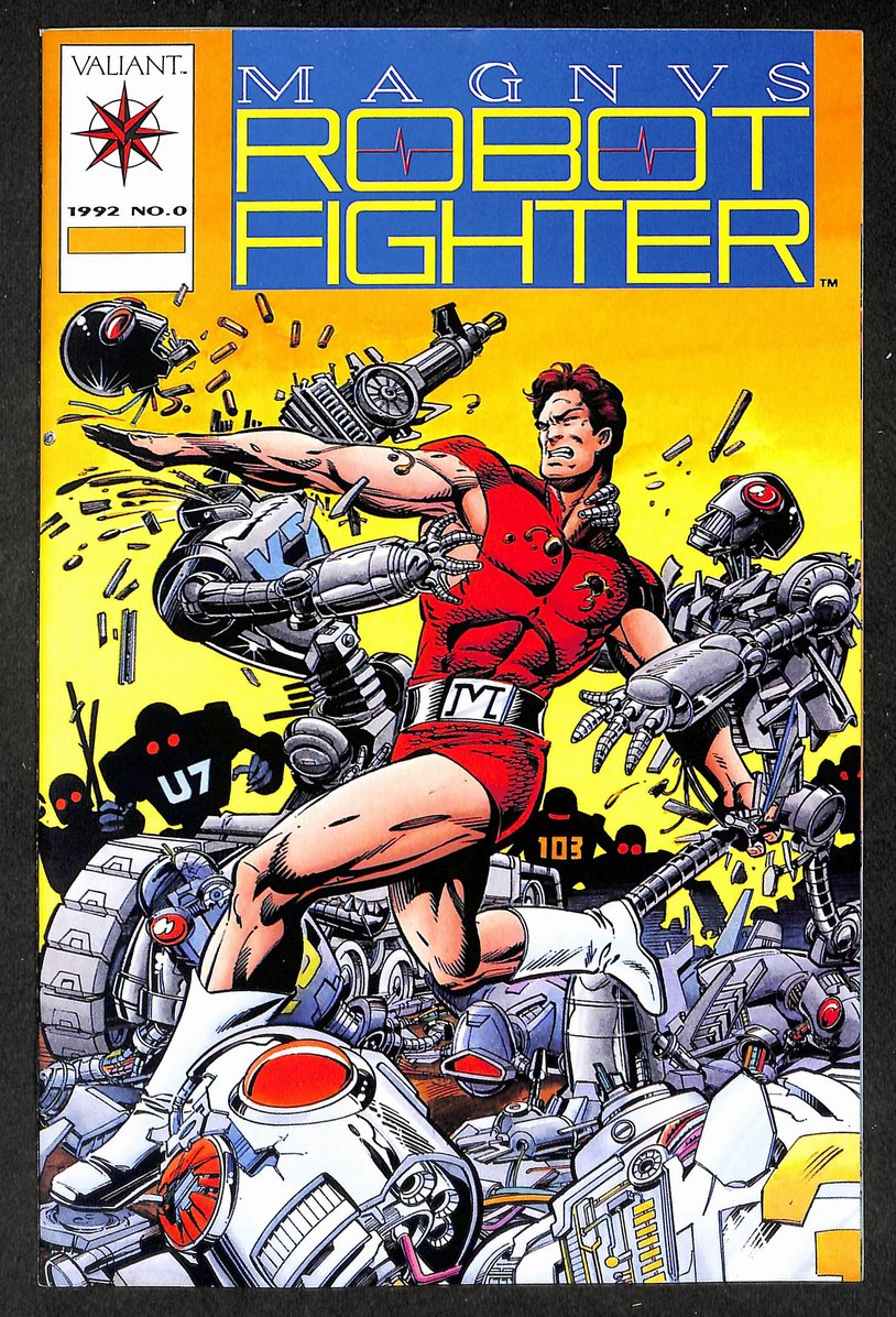 Magnus Robot Fighter 1992 No. 0 Comic 1st Print w/Card Insert IXL27
