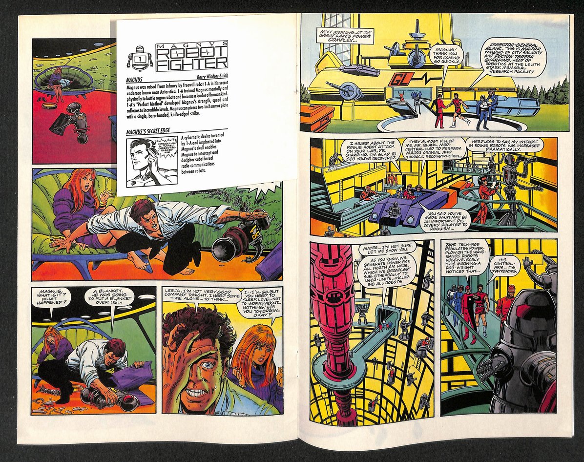Magnus Robot Fighter 1992 No. 0 Comic 1st Print w/Card Insert IXL27