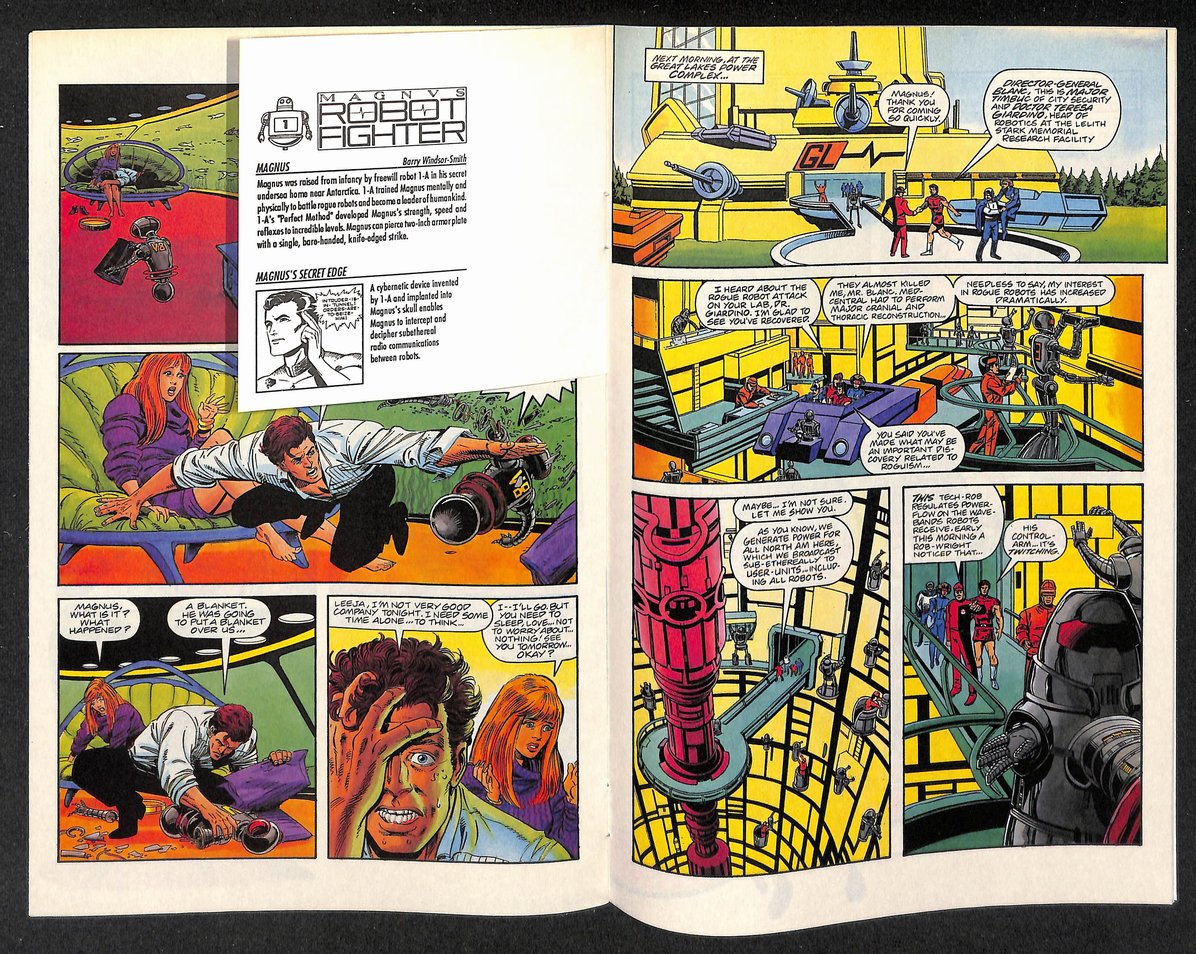 Magnus Robot Fighter 1992 No. 0 Comic 1st Print w/Card Insert IXL28
