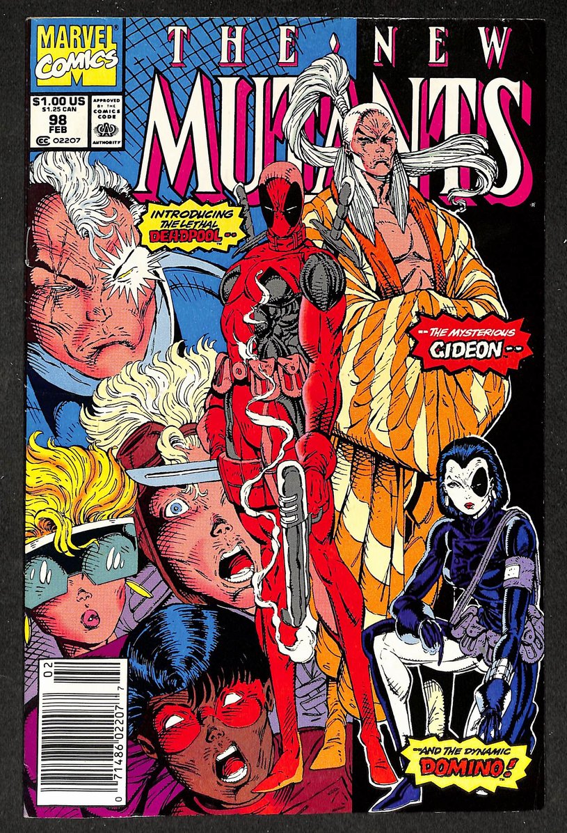 The New Mutants #98 Feb 1991 Marvel Comic, 1st Appearance of Deadpool IXL29