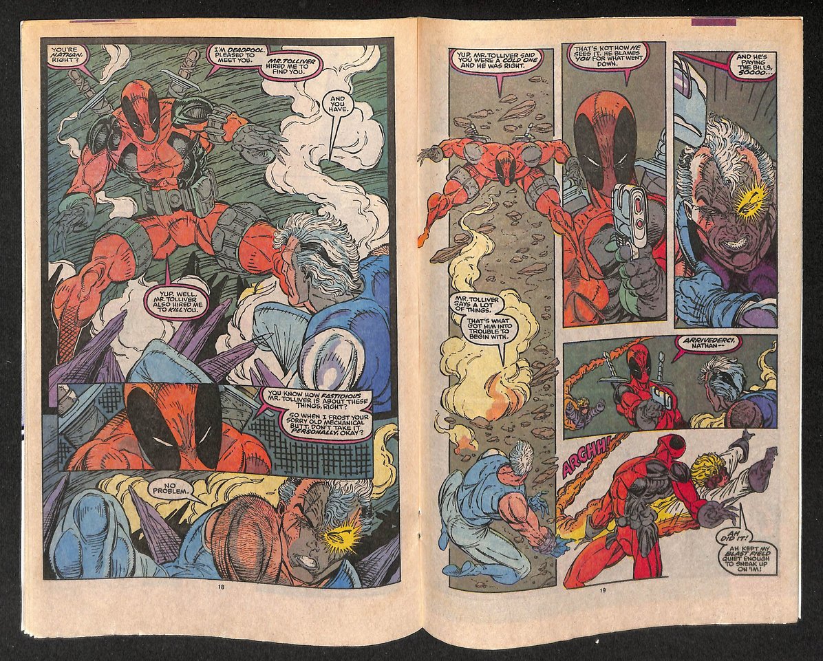 The New Mutants #98 Feb 1991 Marvel Comic, 1st Appearance of Deadpool IXL29
