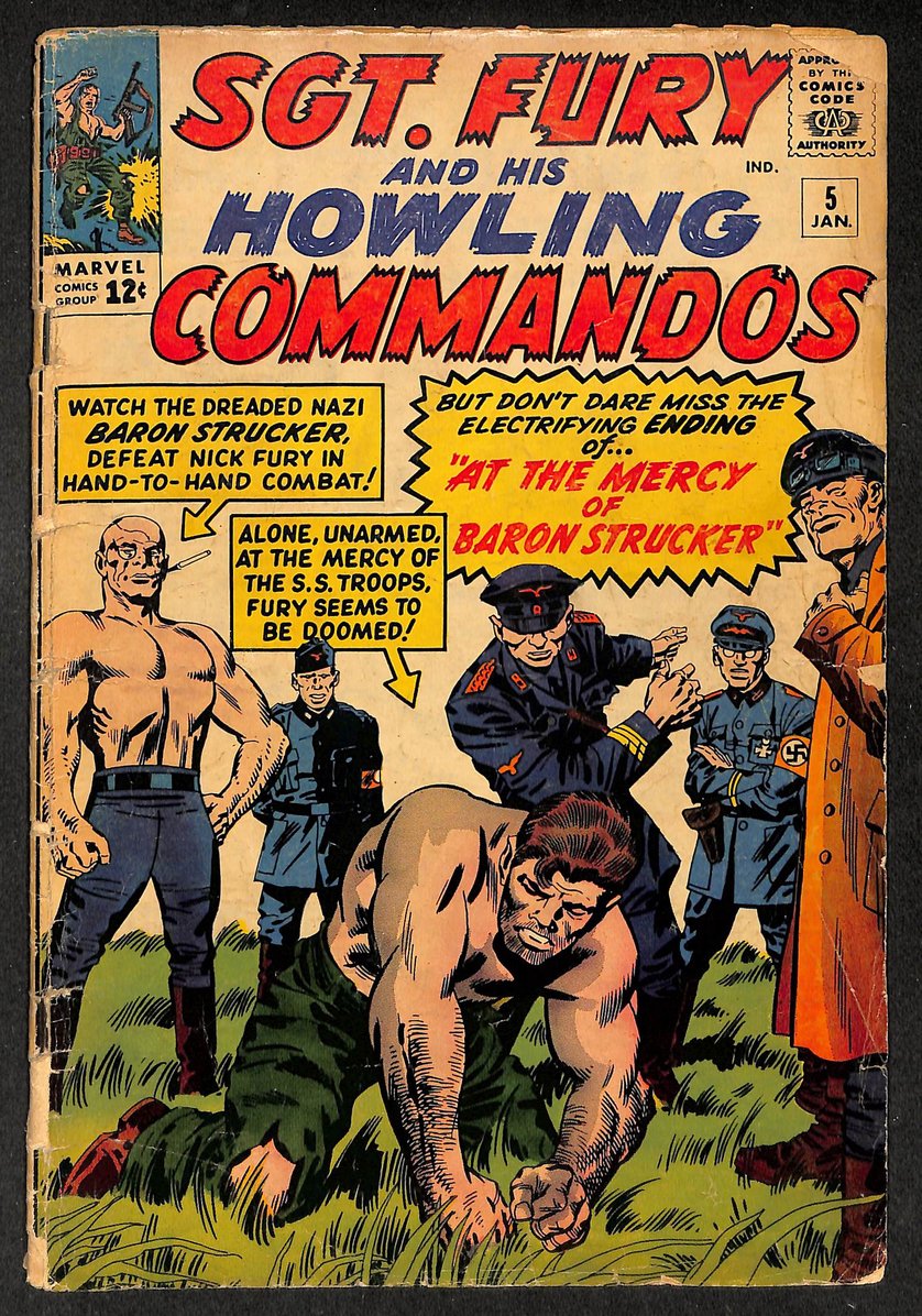 Sgt. Fury and His Howling Commandos #5 Jan 1964  1st Baron Strucker IXL35