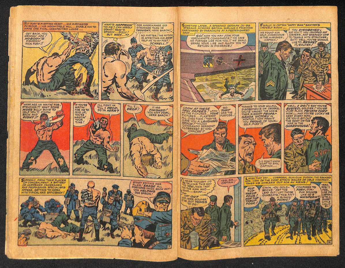 Sgt. Fury and His Howling Commandos #5 Jan 1964  1st Baron Strucker IXL35