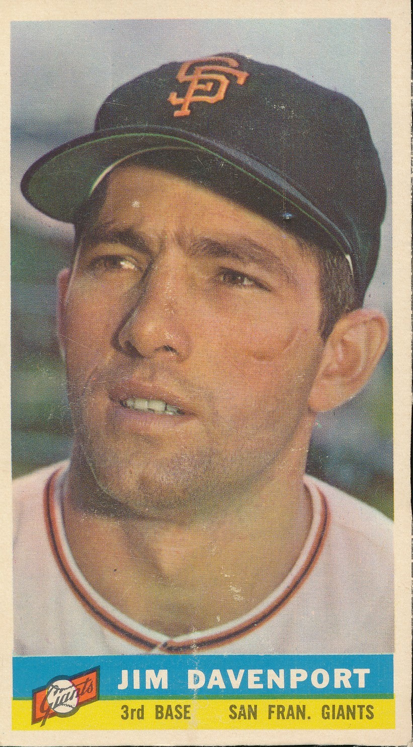 Jim Davenport San Francisco Giants 1959 Bazooka Baseball Card 210363