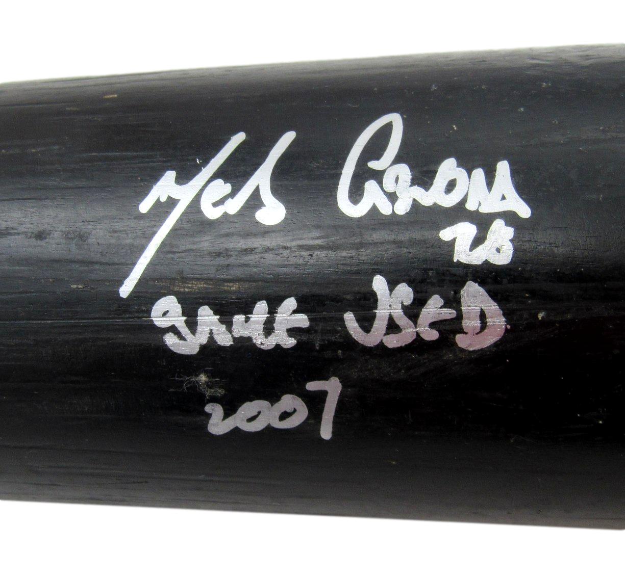 Melky Cabrera New York Yankees Game Used Signed/Auto 2007 Old Hickory Bat IXL58