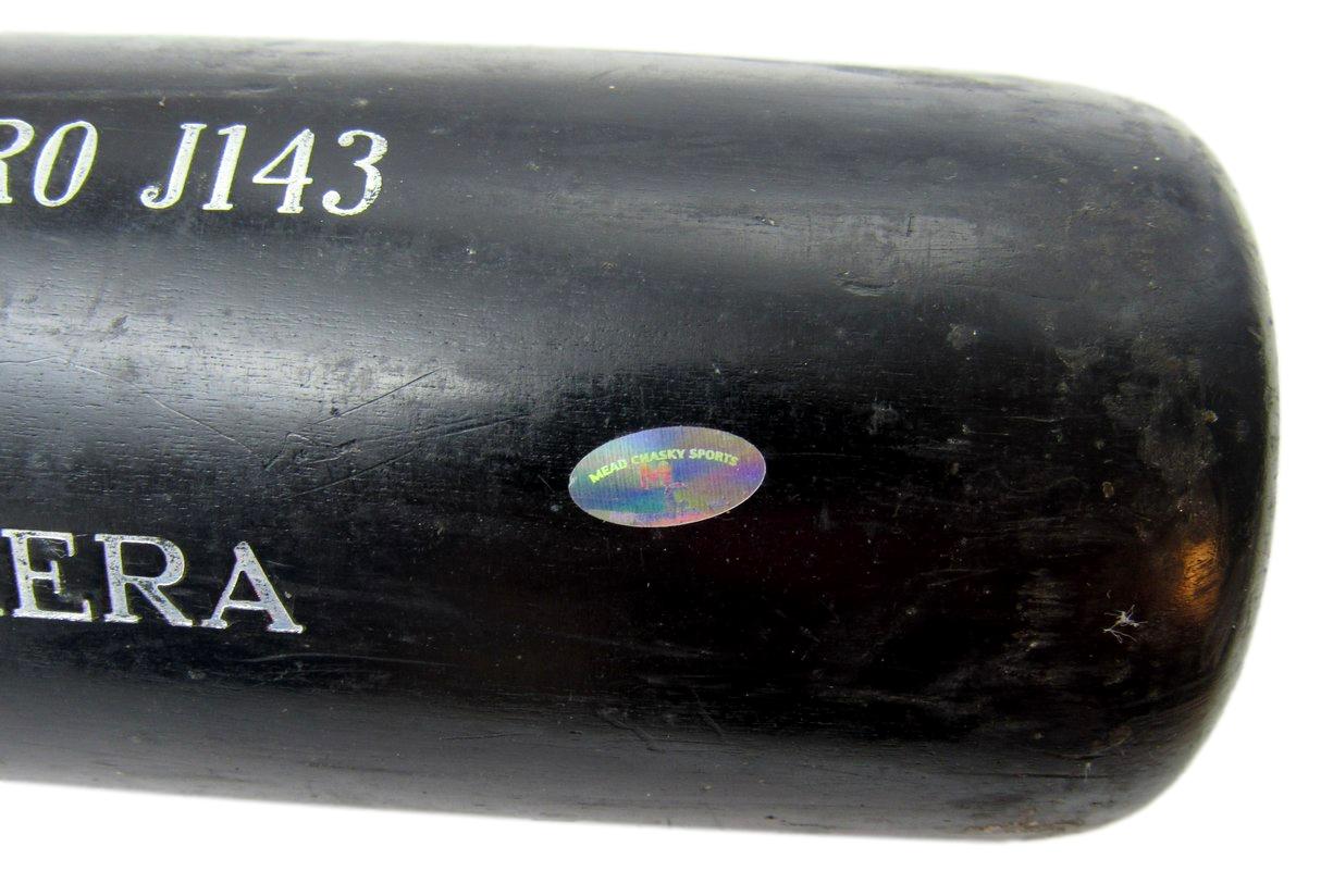 Melky Cabrera New York Yankees Game Used Signed/Auto 2007 Old Hickory Bat IXL58