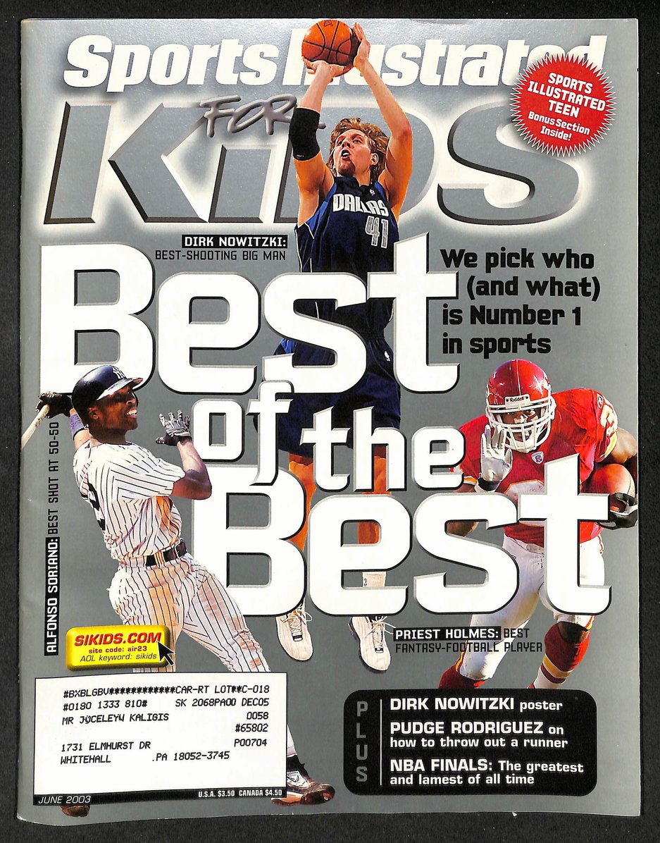 2003 Sports Illustrated for Kids Best of the Best w/ Cards Shaun White 211563