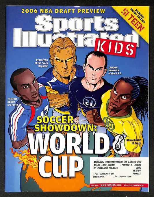 2006 Sports Illustrated for Kids World Cup w/ Cards Manning Pujols 211567