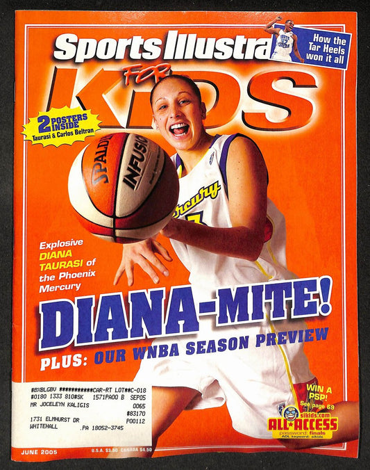 2005 Sports Illustrated for Kids Diana Taurasi w/ Cards Jeff Gordon 211577