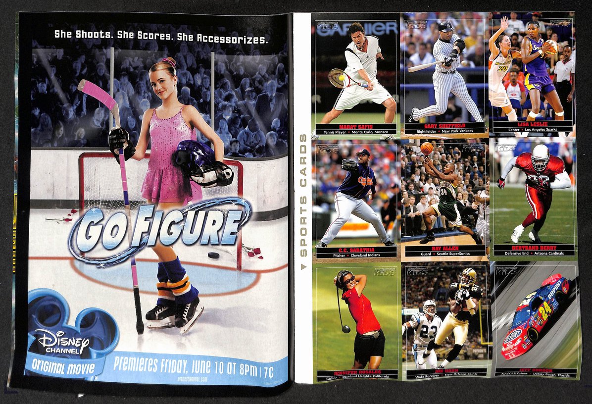 2005 Sports Illustrated for Kids Diana Taurasi w/ Cards Jeff Gordon 211577