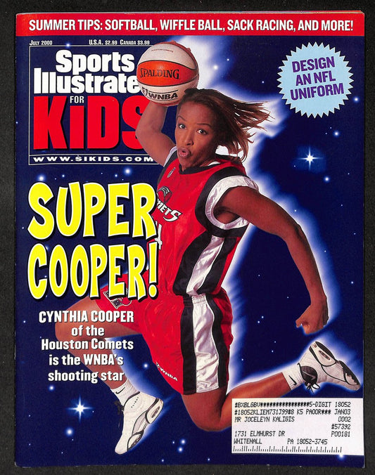 2000 Sports Illustrated for Kids Cynthia Cooper w/ Cards Griffey Duncan 211580