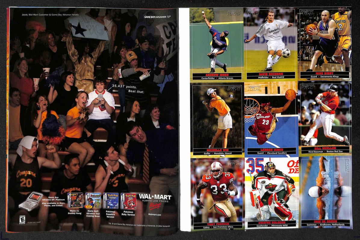 2004 Sports Illustrated for Kids Freddy Adu w/ Cards Lebron James Beckham 211583