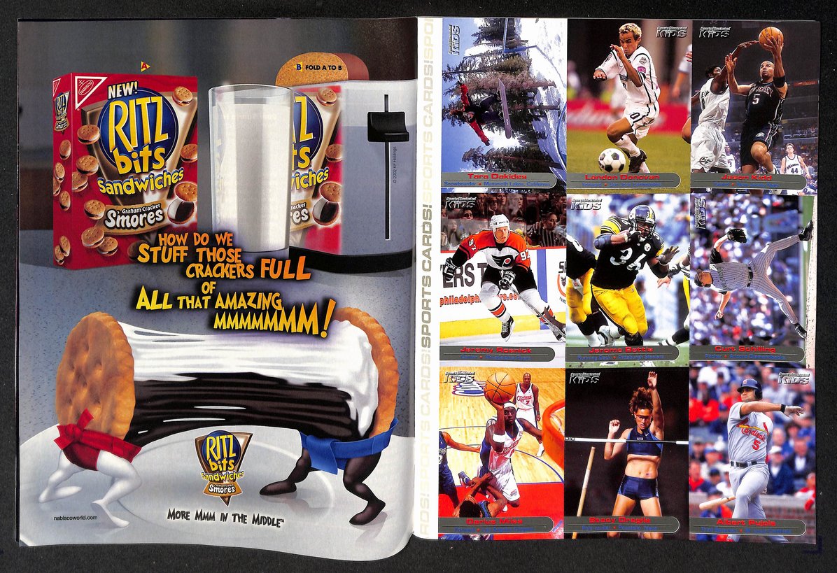 2002 Sports Illustrated for Kids Tracy McGrady w/ Cards Pujols Bettis 211584