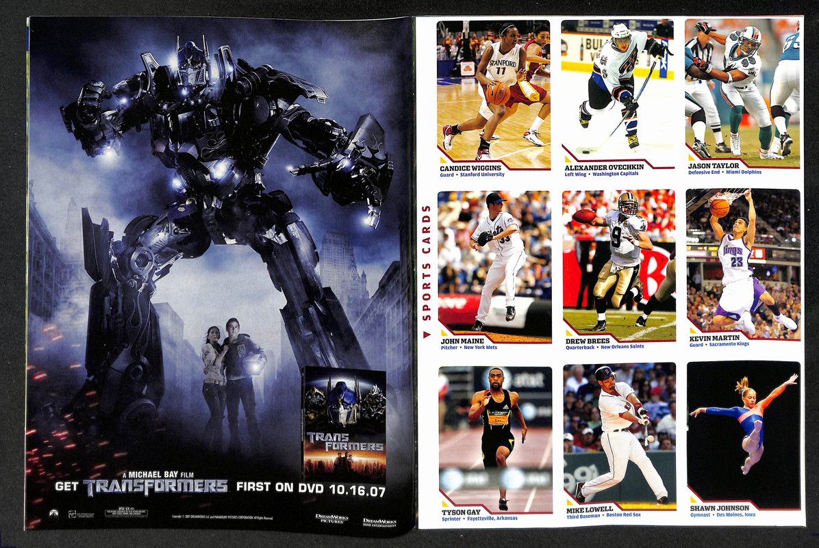 2007 Sports Illustrated for Kids Boston Celtics w/ Cards Ovechkin Brees 211585