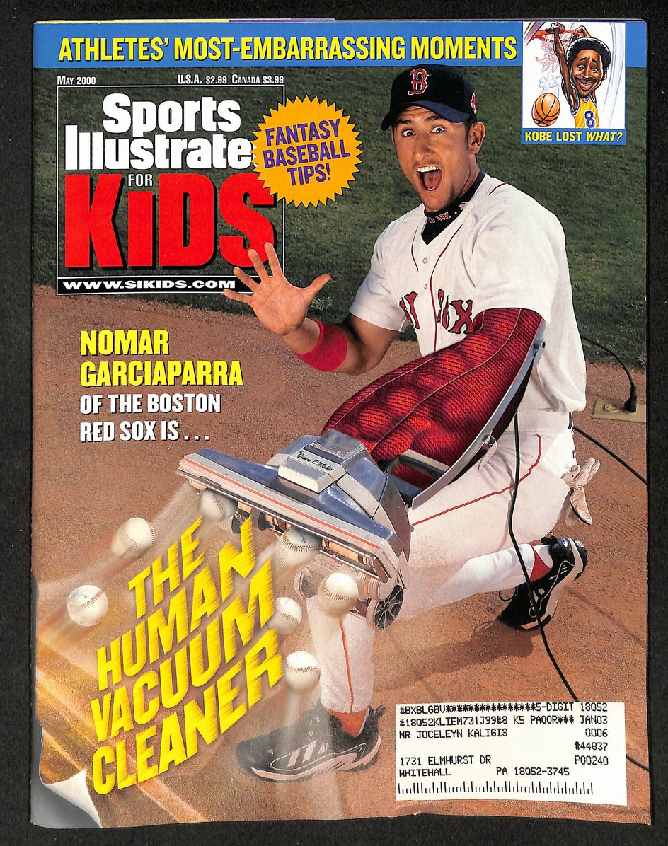 2000 Sports Illustrated for Kids Nomar Garciaparra w/ Cards Ramirez Hill 211595