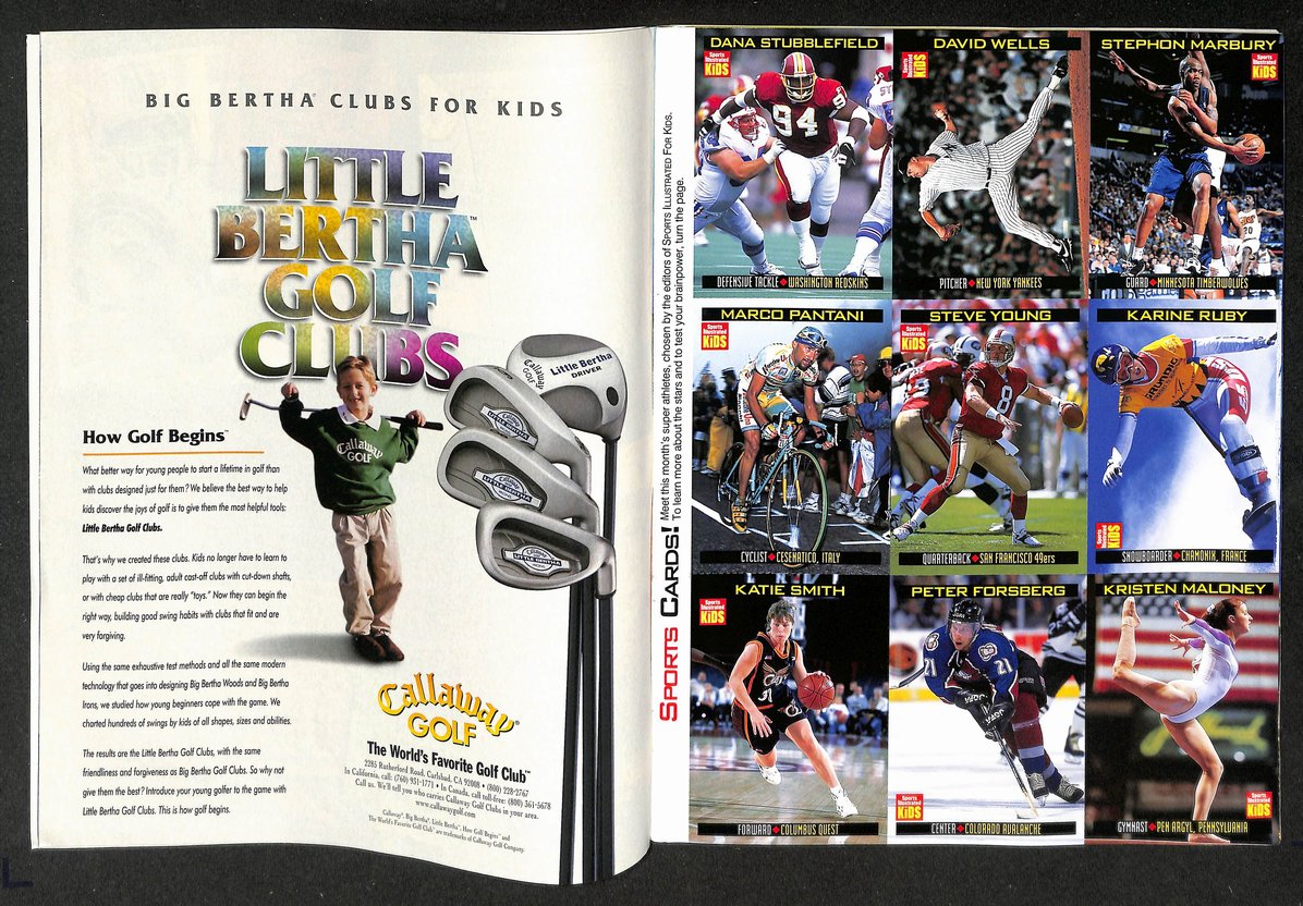 1998 Sports Illustrated for Kids Terrell Davis w/ Cards Young Marbury 211599