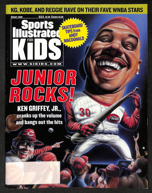 2000 Sports Illustrated for Kids Griffey Jr w/ Cards Beltran Jones 211604