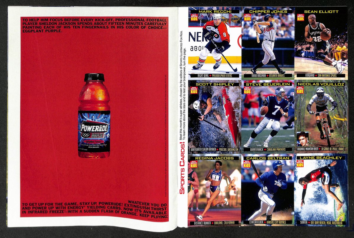 2000 Sports Illustrated for Kids Griffey Jr w/ Cards Beltran Jones 211604