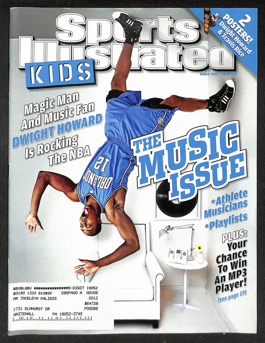 2008 Sports Illustrated for Kids Dwight Howard w/ Cards Floyd Mayweather 211610