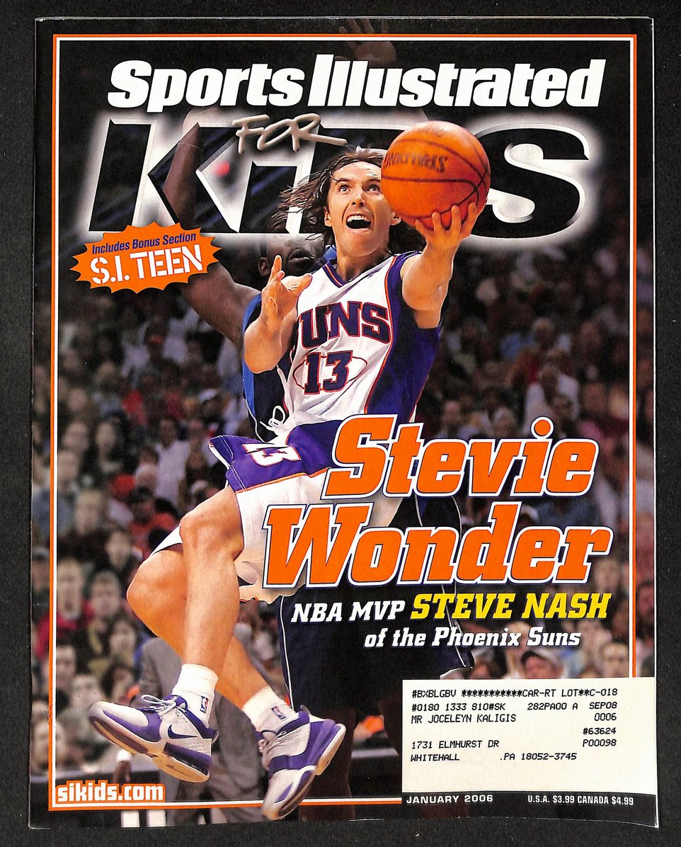 2006 Sports Illustrated for Kids Steve Nash w/ Cards Rodriguez Holt 211612