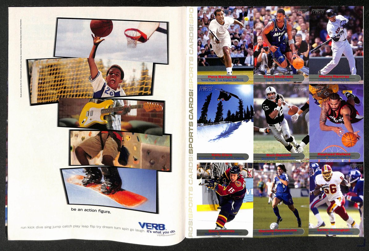 2003 Sports Illustrated for Kids Ricky Williams w/ Cards Sampras McGrady 211617
